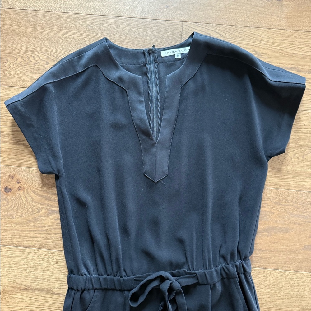 Trina Turk Jumpsuit in Black - Size 8 - Picture 2 of 3